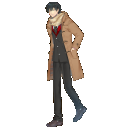 ＜拡大版＞冬学生服イラスト