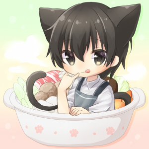 ＜拡大版＞【鍋猫】なべねこアイコン