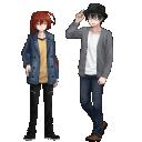 【春】私服イラスト