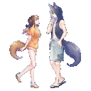 【モフモフ】二匹の狼