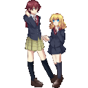 寝子高時代のふたり