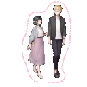 ＜拡大版＞全身イラスト【ハッピー】