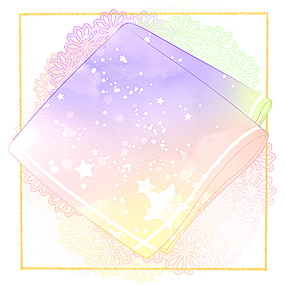 ほしぞら雑貨【キラキラ】 ハンカチ～敷物　各サイズあり