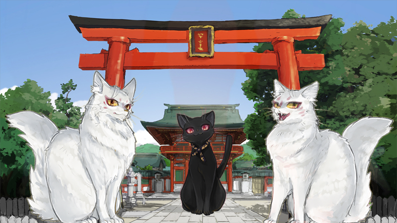 寝子島神社とお三夜さま達