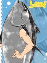 寝子島非公式ゆるキャラ・黒マグロさん