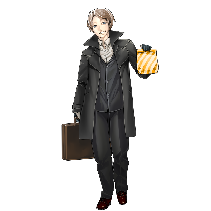 全身イラスト 【春スーツ】