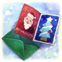 ミルカの手作りクリスマスカード