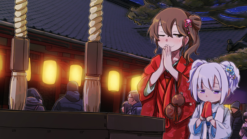 【お正月】朱蘭とミルカの初詣！