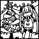 切り絵風アイコン