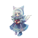 【クリスマス】雪狼の娘