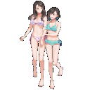 【水着】姉妹デート