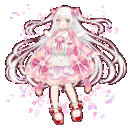 ＜拡大版＞ピンクなドレス