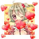 ＜拡大版＞繋がるハートアイコン