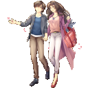 【春】二人で歩く春の小径