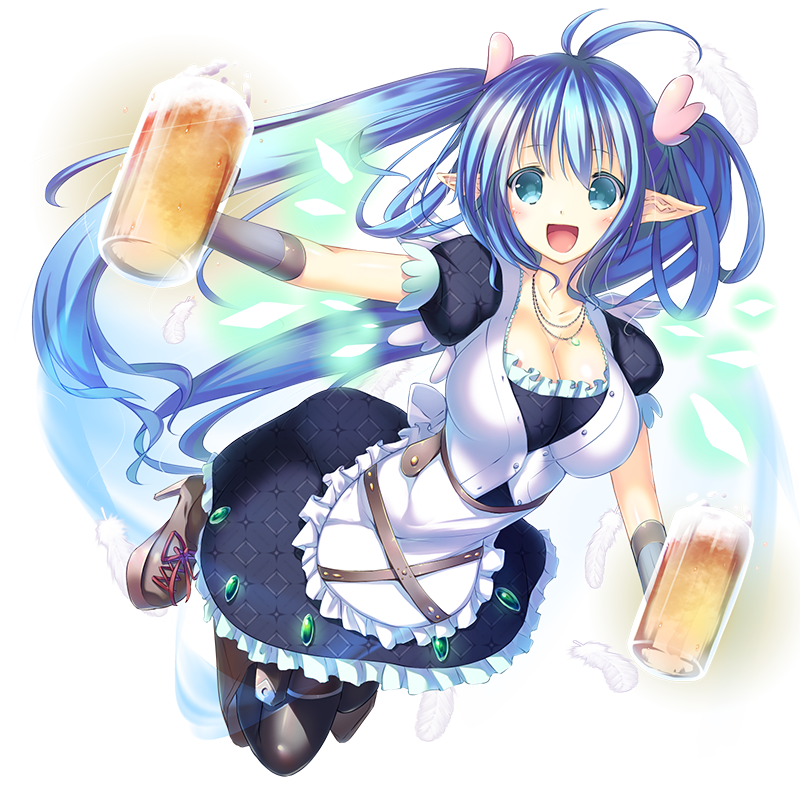 ビールお持ちしましたー！