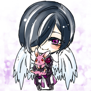 ＜拡大版＞【星幽塔】うさたんとアケーチ（全身）