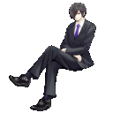 【スーツ】寝子島アケーチ（座り）