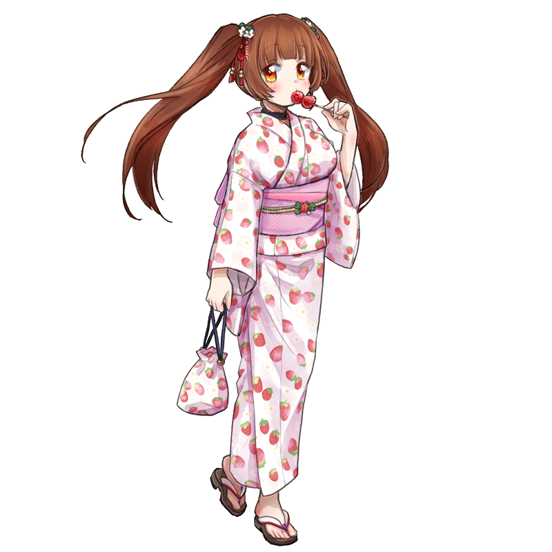 【花浴衣】いちご