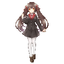 冬服の全身イラスト