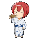 湯上りの一杯は最高ッス！