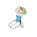 【水着】水面流れる夏一葉