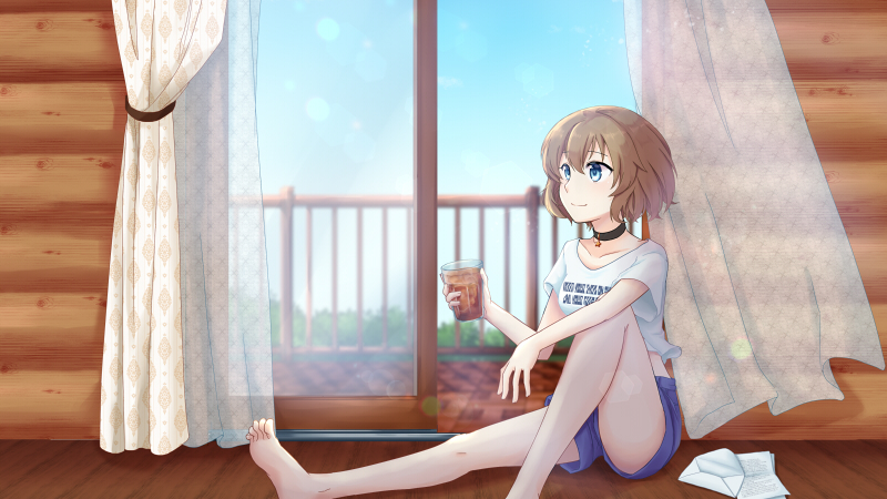 心寂しく空を眺めて