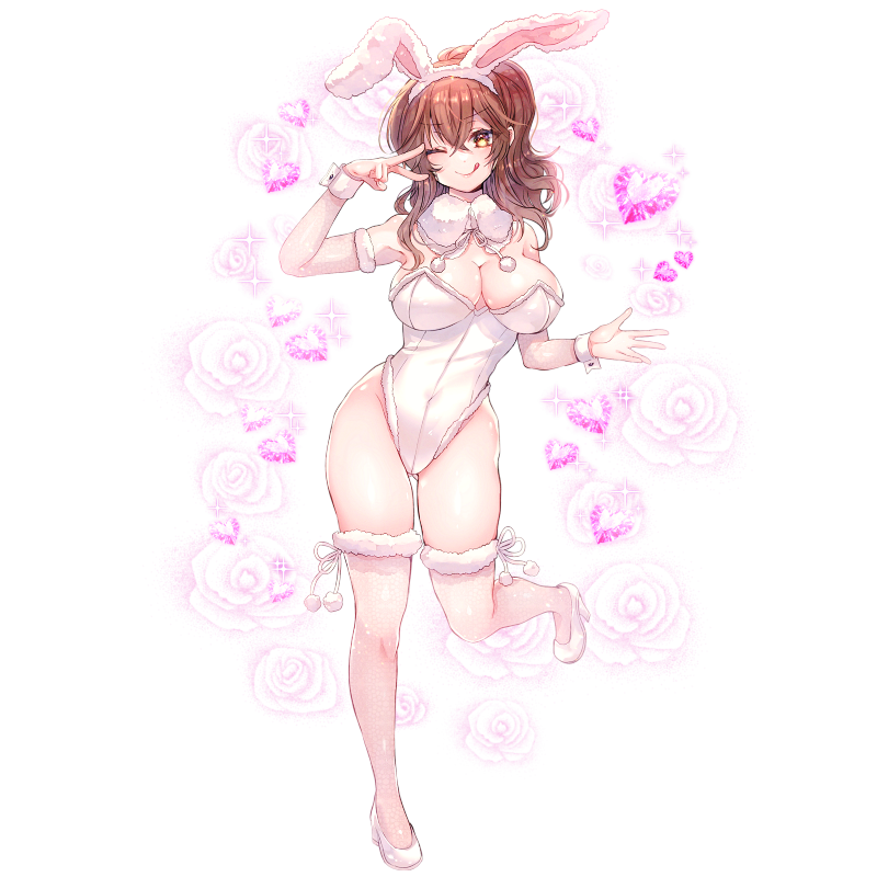 雪うさぎさんやでー