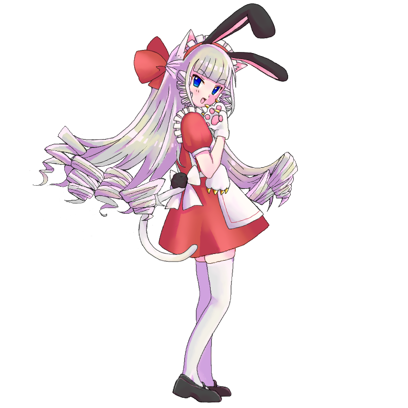 【バニー】メイドバニーにゃんこ