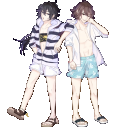 【夏爽装】潮騒に咲くは二輪の甘い罠