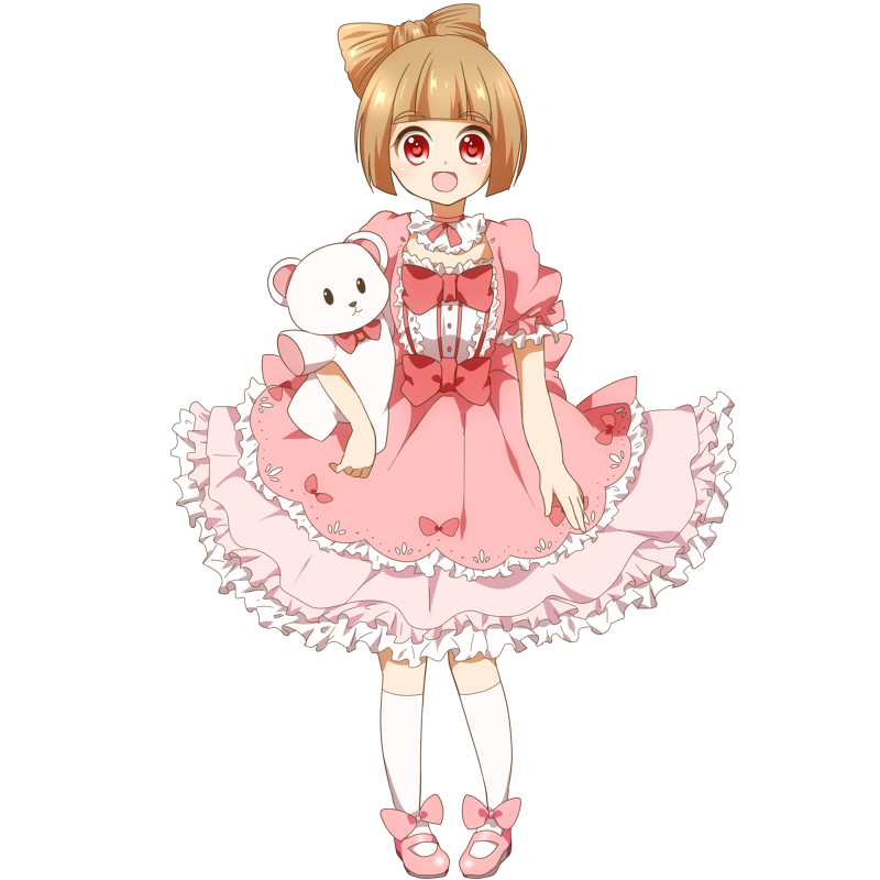 【普段着】甘桃とくまもも