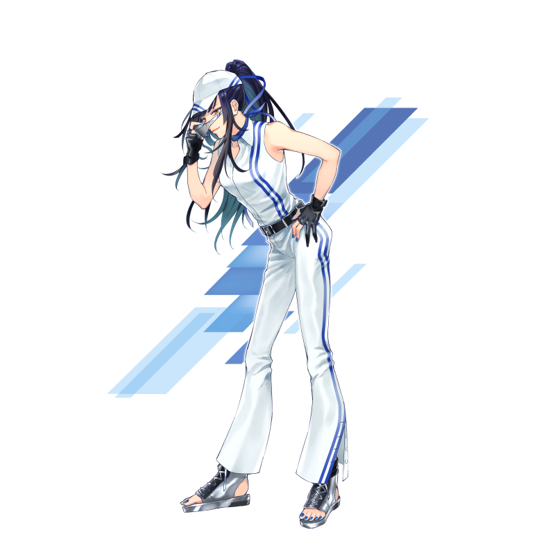 【白】と蒼の夏装