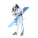 【白】と蒼の夏装