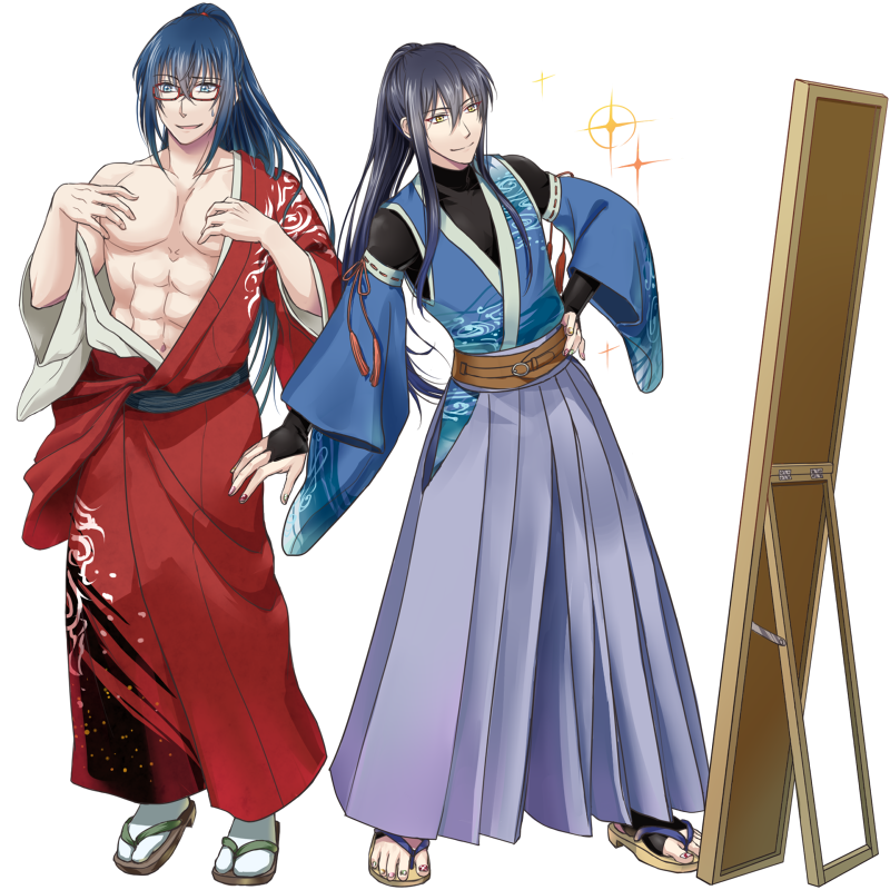 【反転】和ポニテダブルトラブル