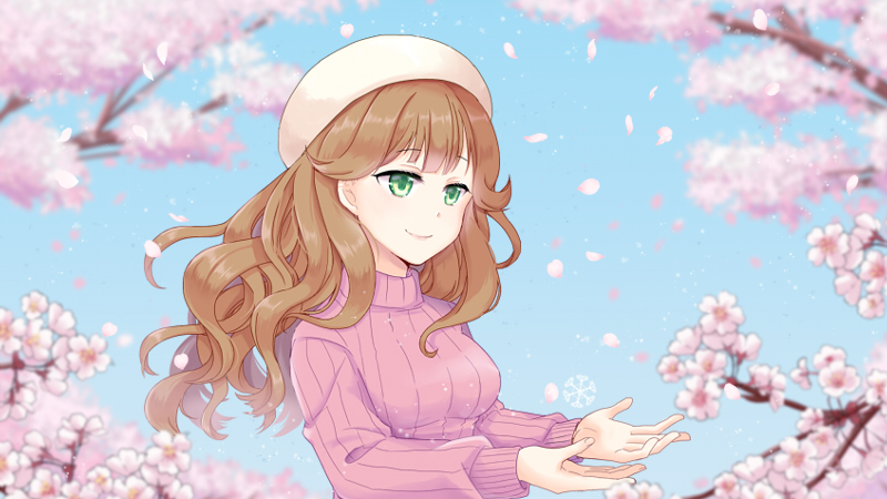 【桜】さくら舞う銀世界