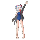 【モフモフ】制服×水着×猫耳！