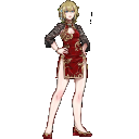 全身イラストＳ: チャイナドレス