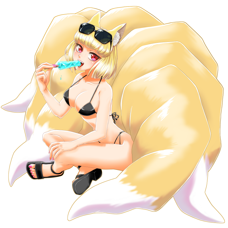 【モフモフ】きつね×マイクロビキニ